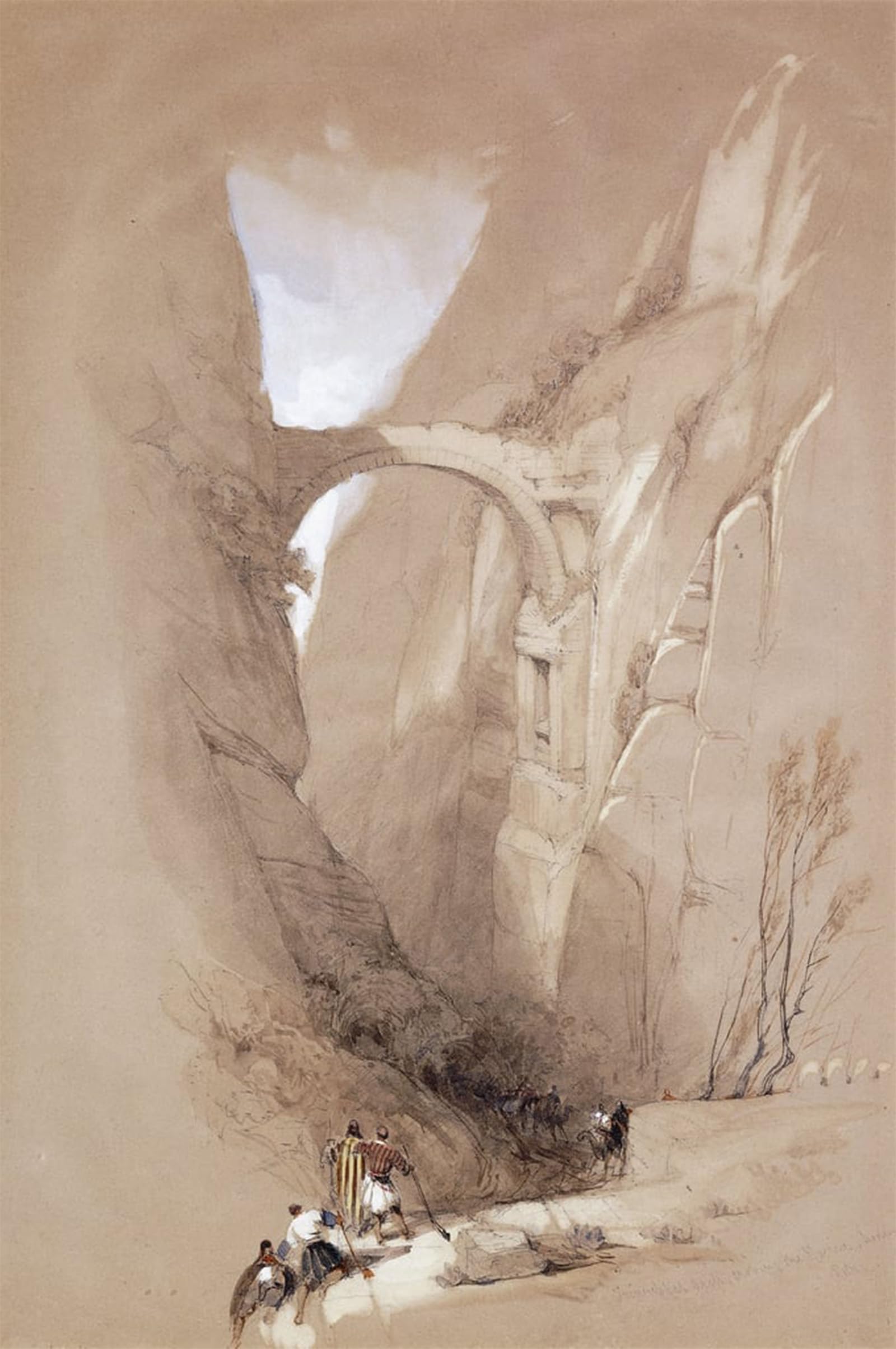 Impression Tableaux Graffiti Art Mural de Petra par David Roberts - Toile Décorative de Qualité - 5