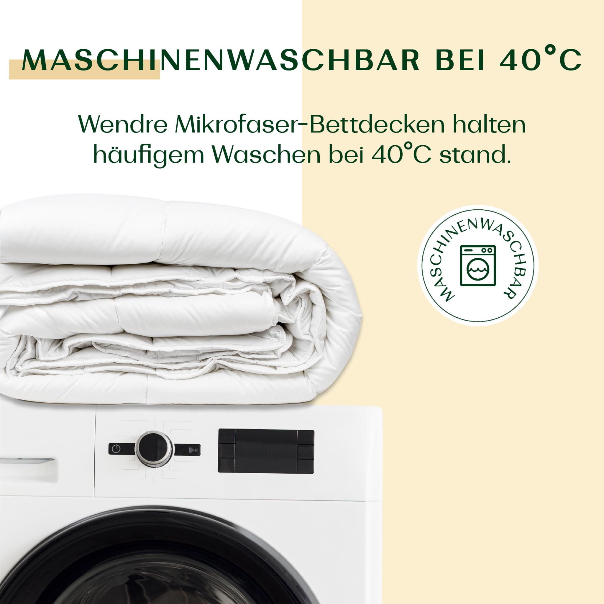 WENDRE Sommerdecke 240x260 cm – Extra Leichte 100 GSM, dünne Mikrofaser | Dünne Mikrofaser-Steppdecke für heiße Nächte, OEKO-TEX zertifiziert, allergikergeeignet, waschbar, Made in EU