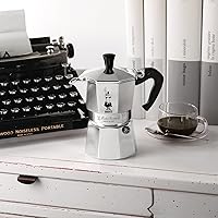 Vista 6 de Bialetti Moka Express #06799 - Máquina para hacer café espresso de 3 tazas y #06960 Bialetti, seis juntas de repuesto y dos placas de filtro