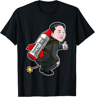 Funny "RocketMan" Kim Jong Un North Korea Donald Trump T-Shirt