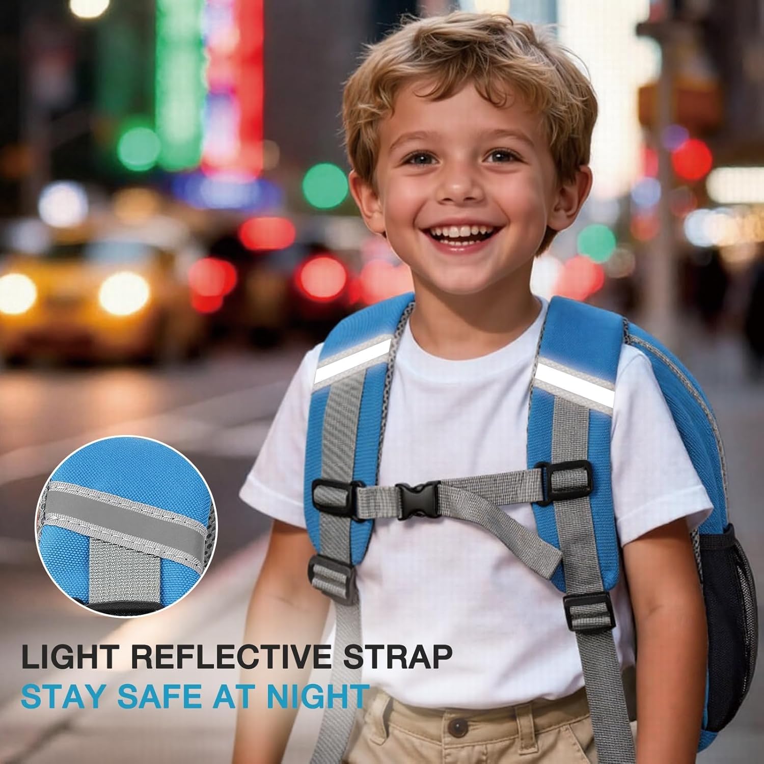 STEAMEDBUN Toddler Backpack Boy 2-4, Kids Backpack Boys, Preschool Daycare Travel Small- 12inch - Image 3