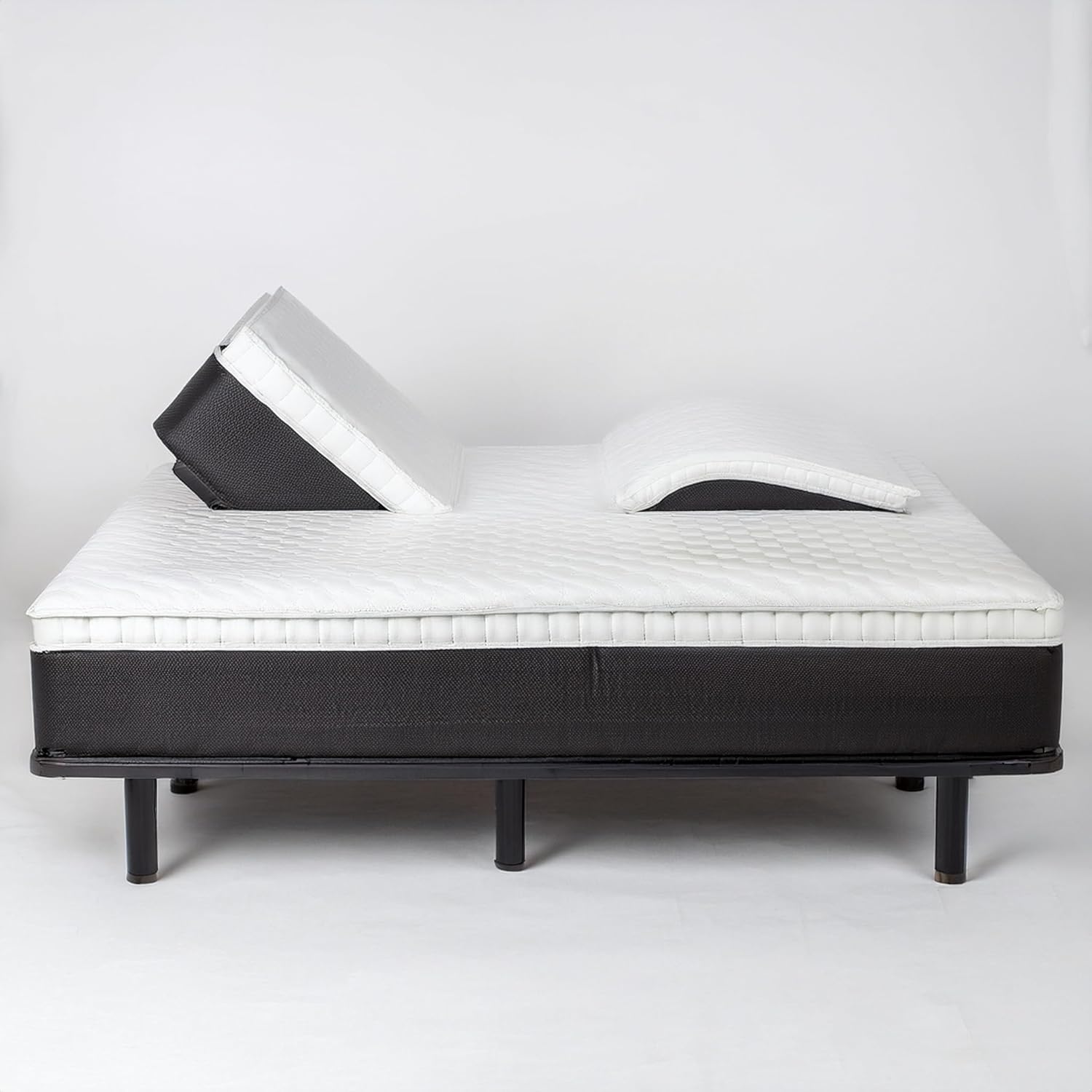 Adjustable Split Mattress Half Split Queen 7" Medium Memory Foam Innerspring Coils,for Adjustable Bed Mattress Set Pressure Relief- Back Support-Made in USA,Safe Materials (30"x80" HALF QUEEN)