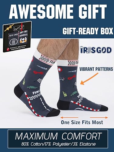 Miniatura 4 de IRISGOD Divertidos calcetines nerd Regalos geniales para calcetines navideños Regalos de fiesta para hombres y mujeres