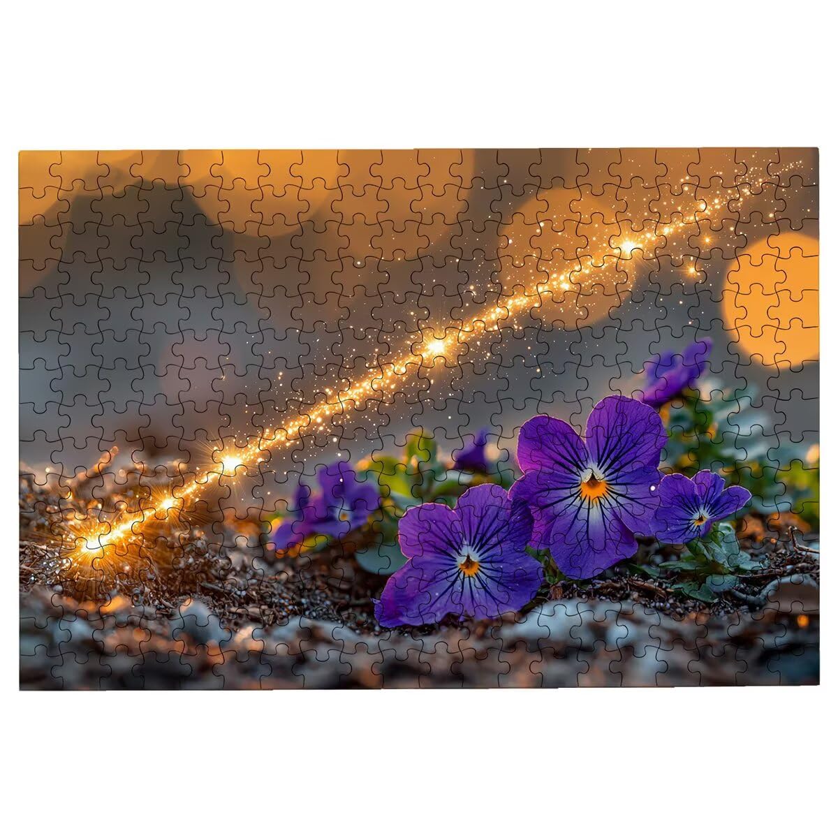 Puzzle 5000 sztuk kwiat, Dream Puzzle, Puzzle 5000 Dorosłych, Puzzle dla dorosłych z pudełkiem prezentowym, drewniane puzzle wyzwanie dla całej rodziny, oryginalne prezenty dla kobiet Decor -2682