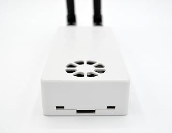 Case with Fan, White ABS