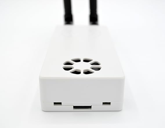 Case with Fan, White ABS