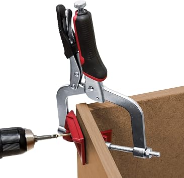 Milescraft 4005 90 Degree Corner Clamp Adjustable Right Angle Clamp For Woodworking, Pocket Hole Joinery, Welding, Positioning and More