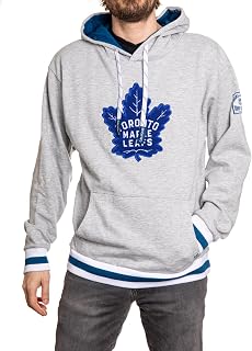 Calhoun NHL Surf & Skate Mens Muskoka Team Striped Premium Pullover Hoodie