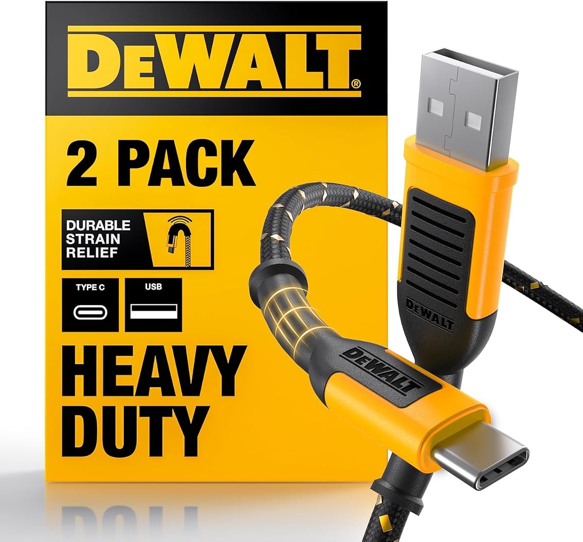 DEWALT 2-Pack USB to USB C