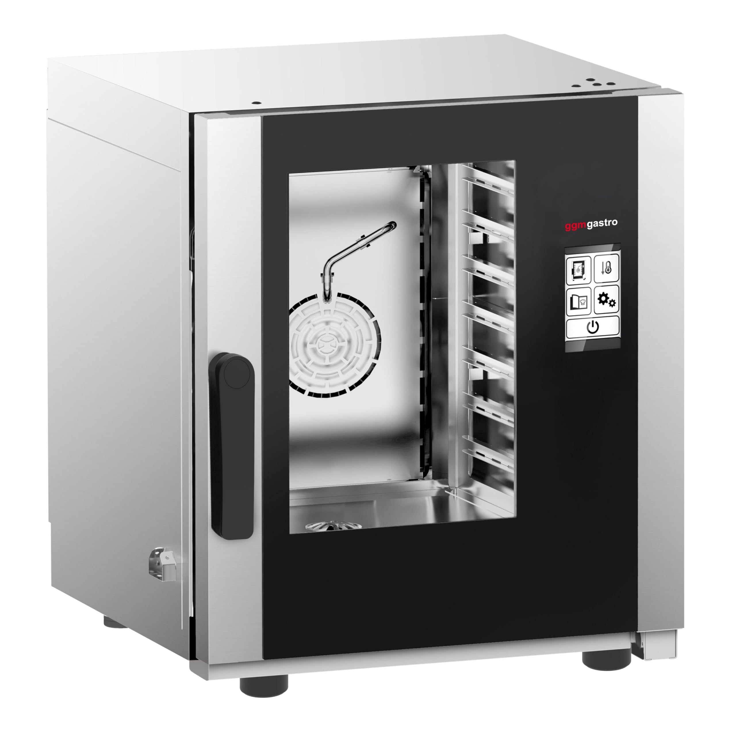 GGM Gastro Kombidämpfer Kompakt 5x GN 2/3 Touch | Hygienisches Edelstahlgehäuse, intuitive Touch-Steuerung, gleichmäßige Garergebnisse, einfache Reinigung, langlebig