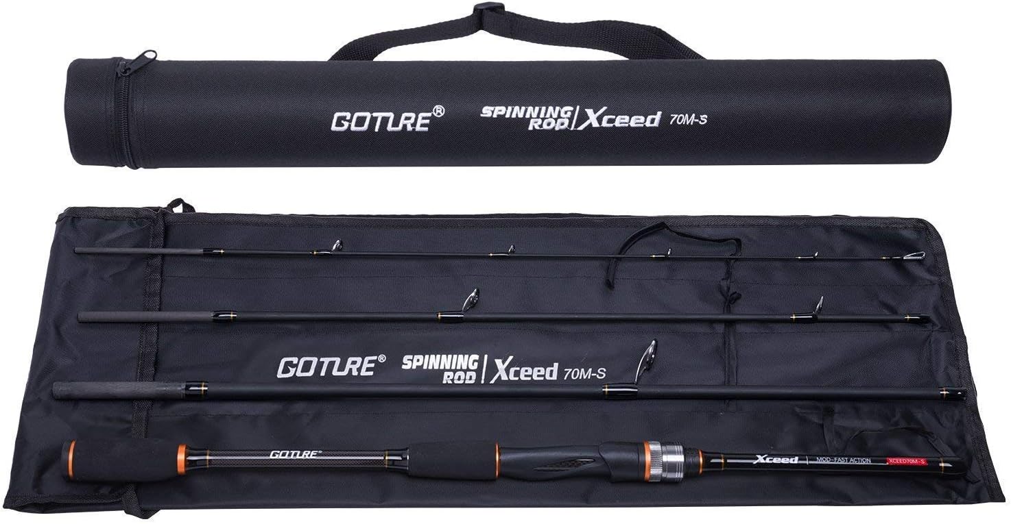 Ultralight Fishing Rod Goture Travel Fishing Rods With Case,
