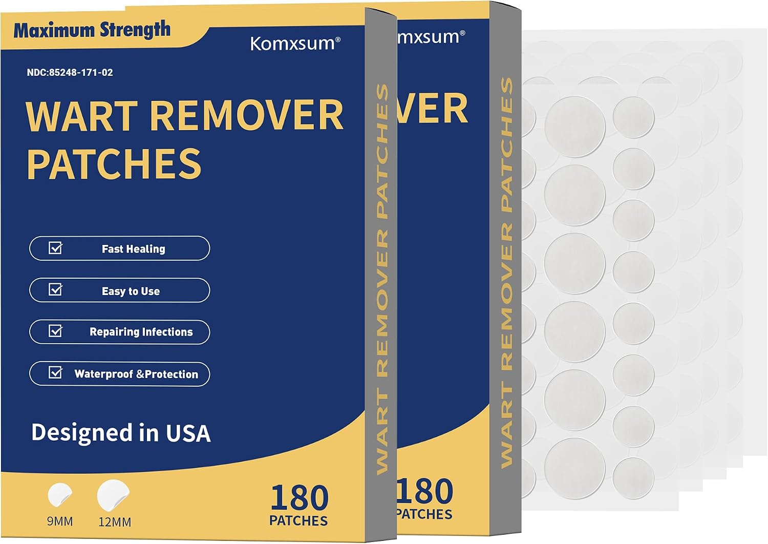Wart Remover Patches, Fast Acting Safe Easy Use, Body Wart Removal (360PCS)