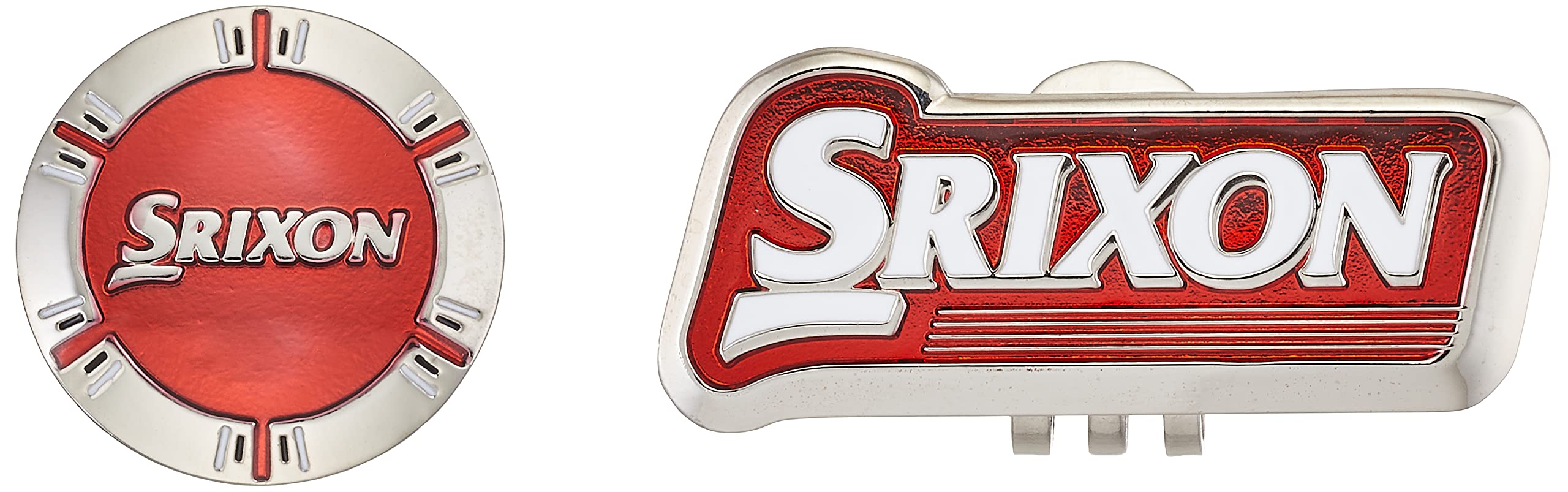 Srixon GGF-15334 Golf Clip Ball Marker Red Iron Brass Dunlop Japan