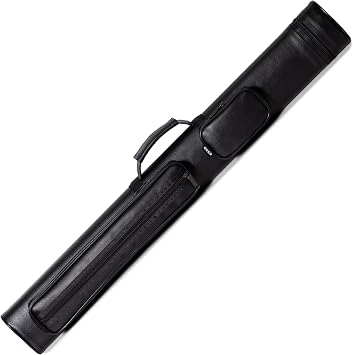 OKKO Billiard Pool Cue Hard Oval Case Black 2x2
