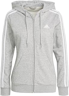 Womens' Essentials 3-Stripes Full Zip Hooded Tracksuit Jacket