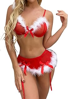 Conjunto de lencería de encaje para mujer, estilo americano, para cosplay