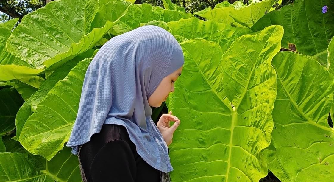 Handmade Mu LAN Song Nur Hijab | Girls Kids 1 Piece Scarf | Practical Daily Headscarf | Instant Ready to Wear