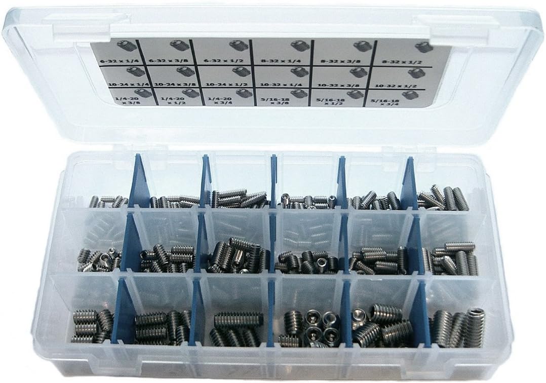 Stainless Steel Set Screw Assortment Kit