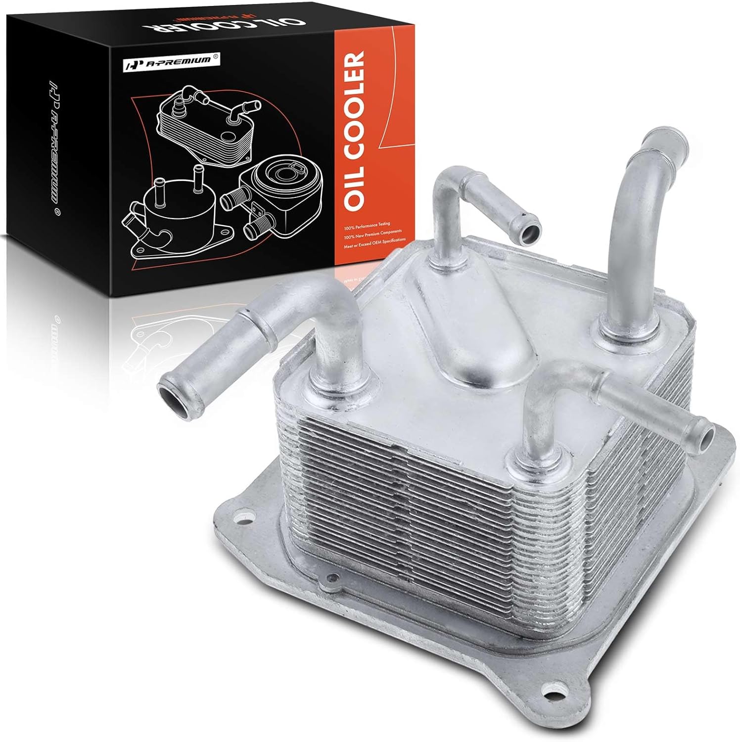 A-Premium Automatic Transmission Oil Cooler Compatible with Nissan Versa 2012-2017 L4 1.6L Petrol