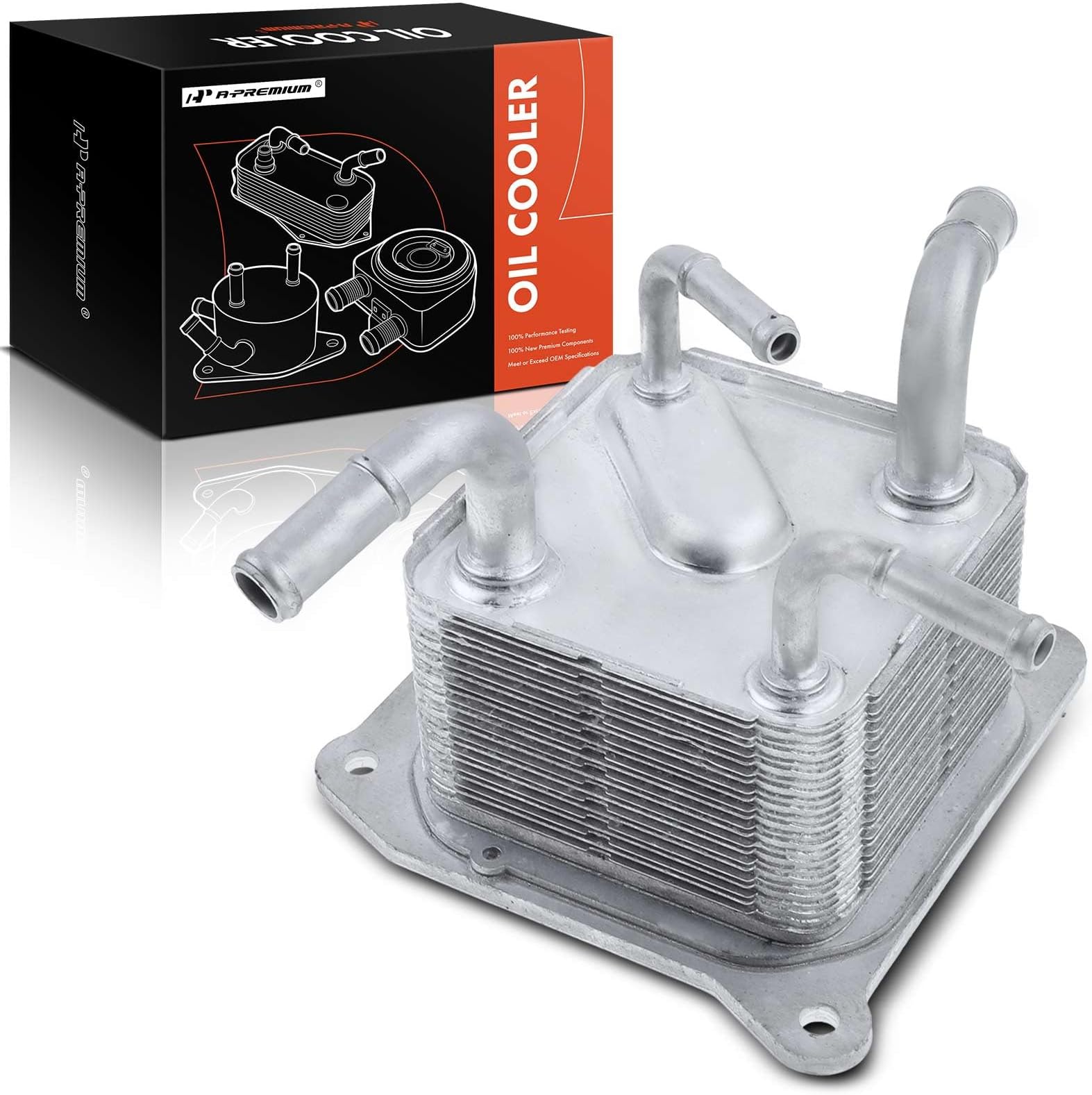 A-Premium Automatic Transmission Oil Cooler Compatible with Nissan Versa 2012-2017 L4 1.6L Petrol