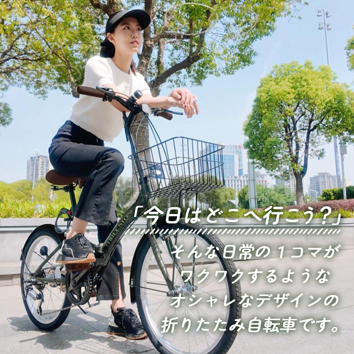 20インチ折りたたみ自転車 MODEL No. P-0080 AJ-0201 20インチ