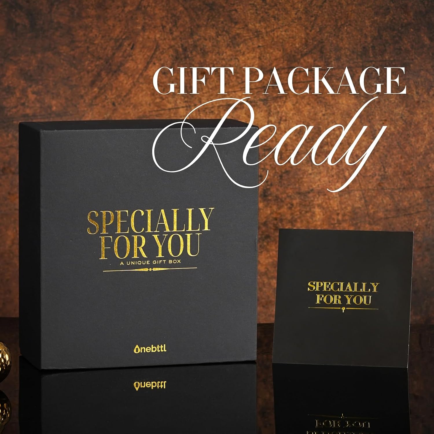 Onebttl Bigfoot Gifts for Men, Golfing Accessories Gifts with 20oz Tumbler, 2 Golden Golf Balls, Pen, Perfect Gifts Set for Golfers, for Father's Day, Birthday