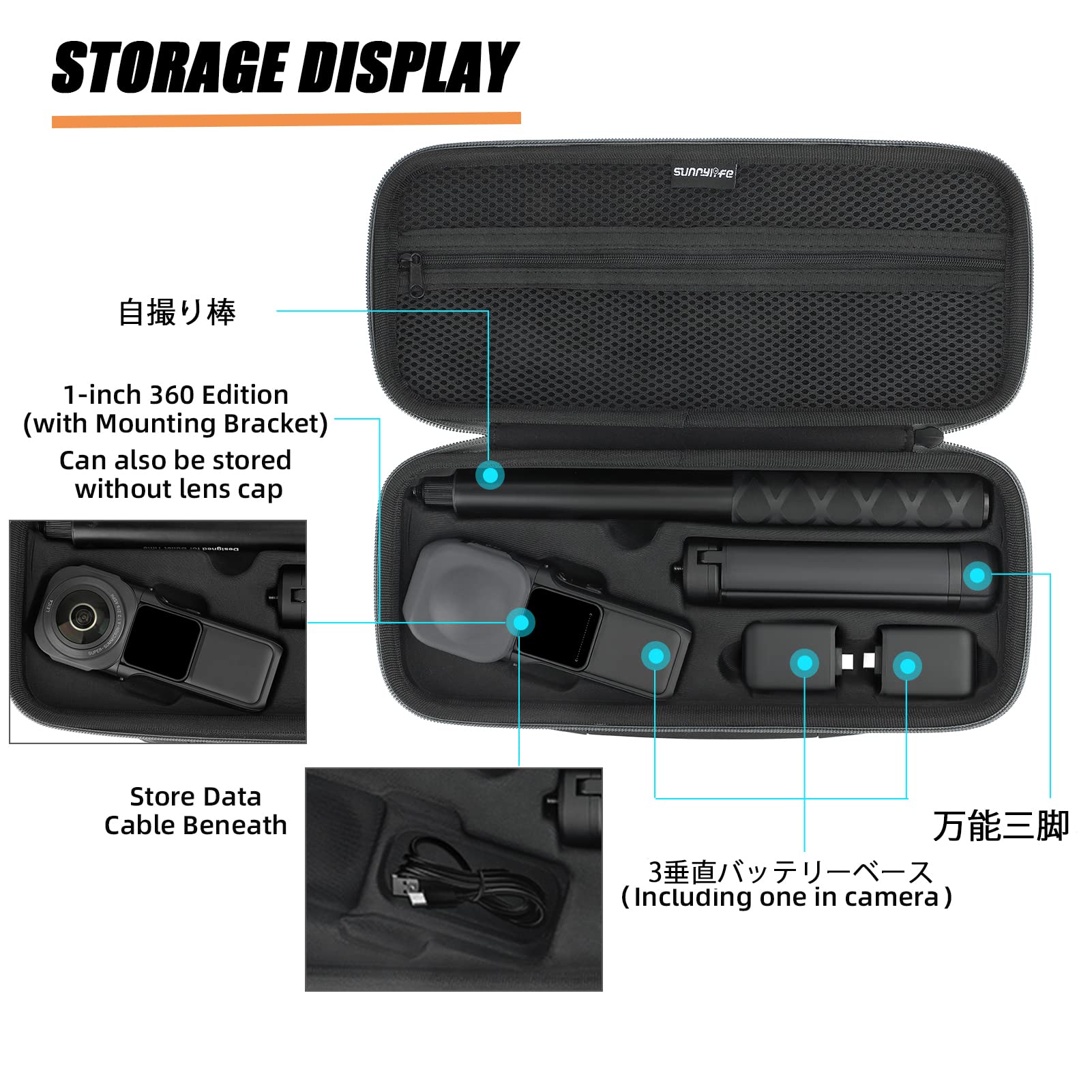 Amazon.co.jp: Kimyoaee For Insta360 ONE RS 1インチ 360エディション 