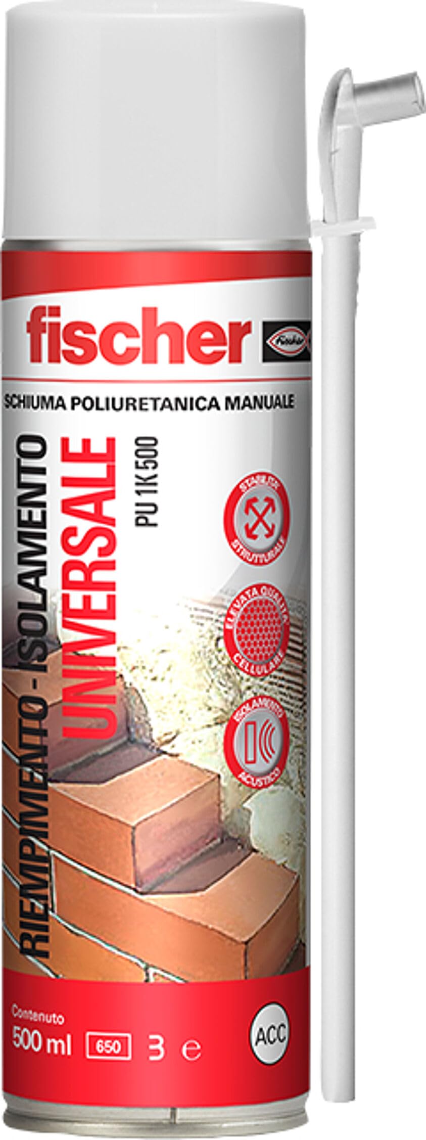 Fischer Schiuma Poliuretanica PU 1K 500 ml