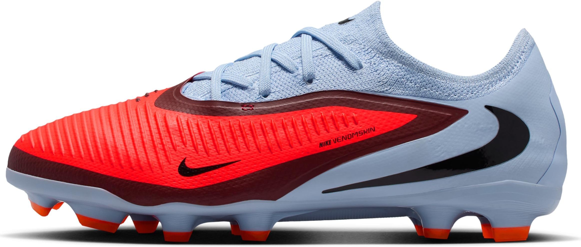 Jr. Phantom 6 Low Pro Big Kids' Multi-Ground Soccer Cleats (Royal Tint/Black/Bright Crimson) Size 4.5
