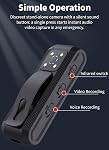 Body Camera with Audio and Video Recording, HD 1080P Body Cam with Auto Night Vision, Motion Detection, Personal Camcorder Sport Action Camera for Outdoors Activities