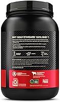 Vista 312 de Optimum Nutrition Gold Standard - Proteína en polvo de 100% suero de leche, sabor rollo de canela, 2 libras (paquete de 1) (el embalaje puede variar)