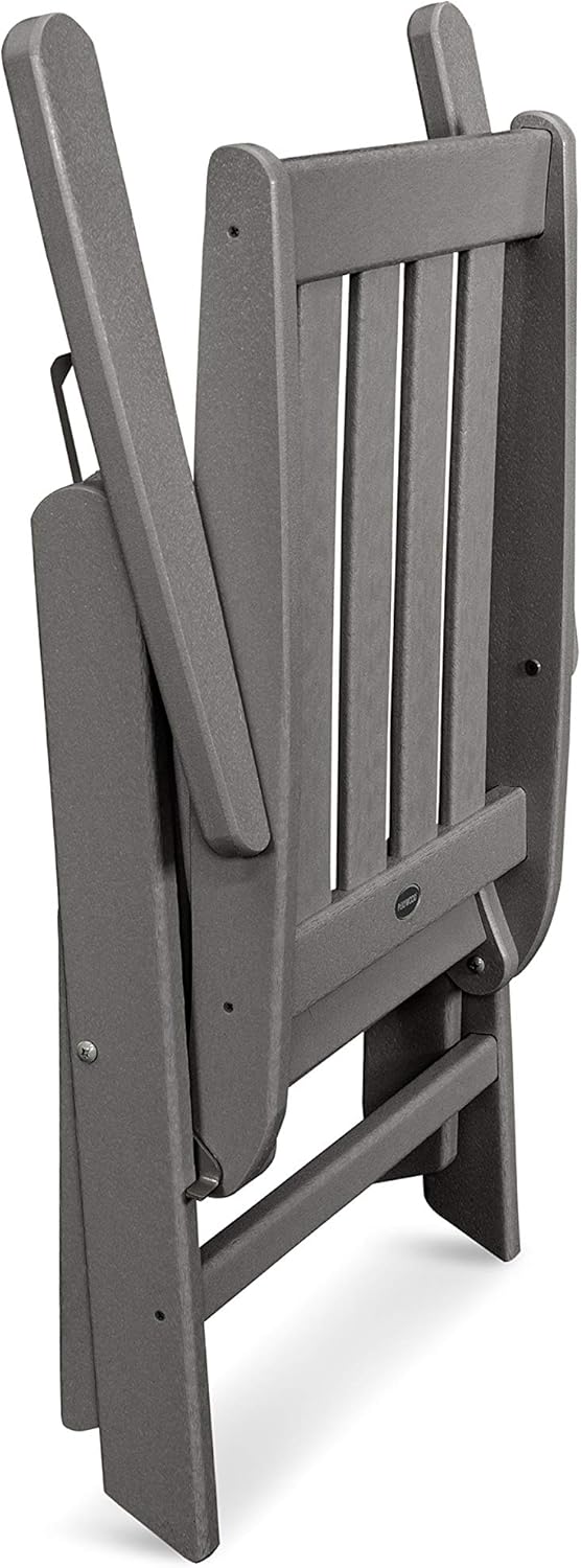 POLYWOOD Vineyard Folding Dining Chair (Teak)