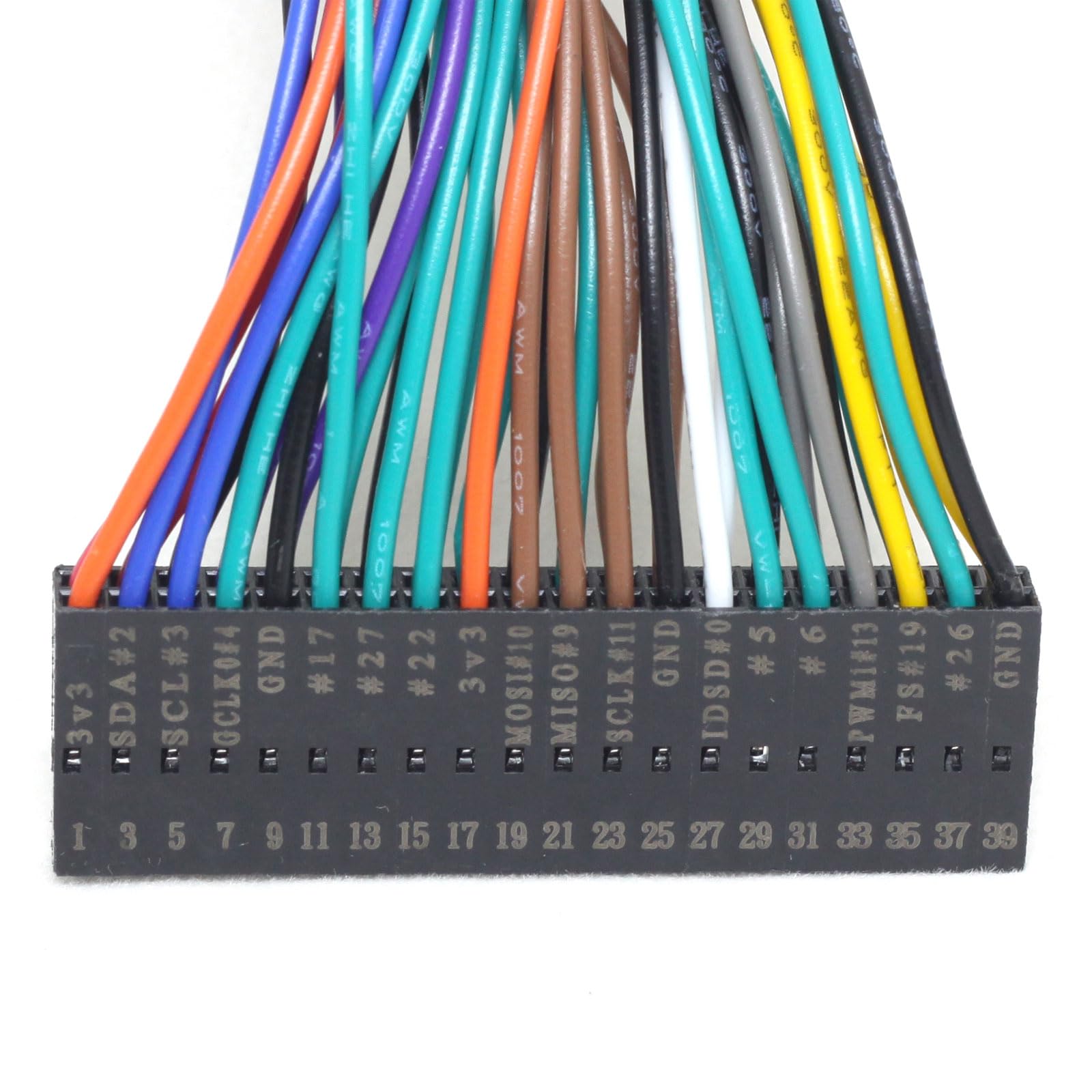 Kit cavo di prolunga GPIO a 40 pin Dupont femmina codificato a colori per Raspberry Pi (lunghezza 300 mm)