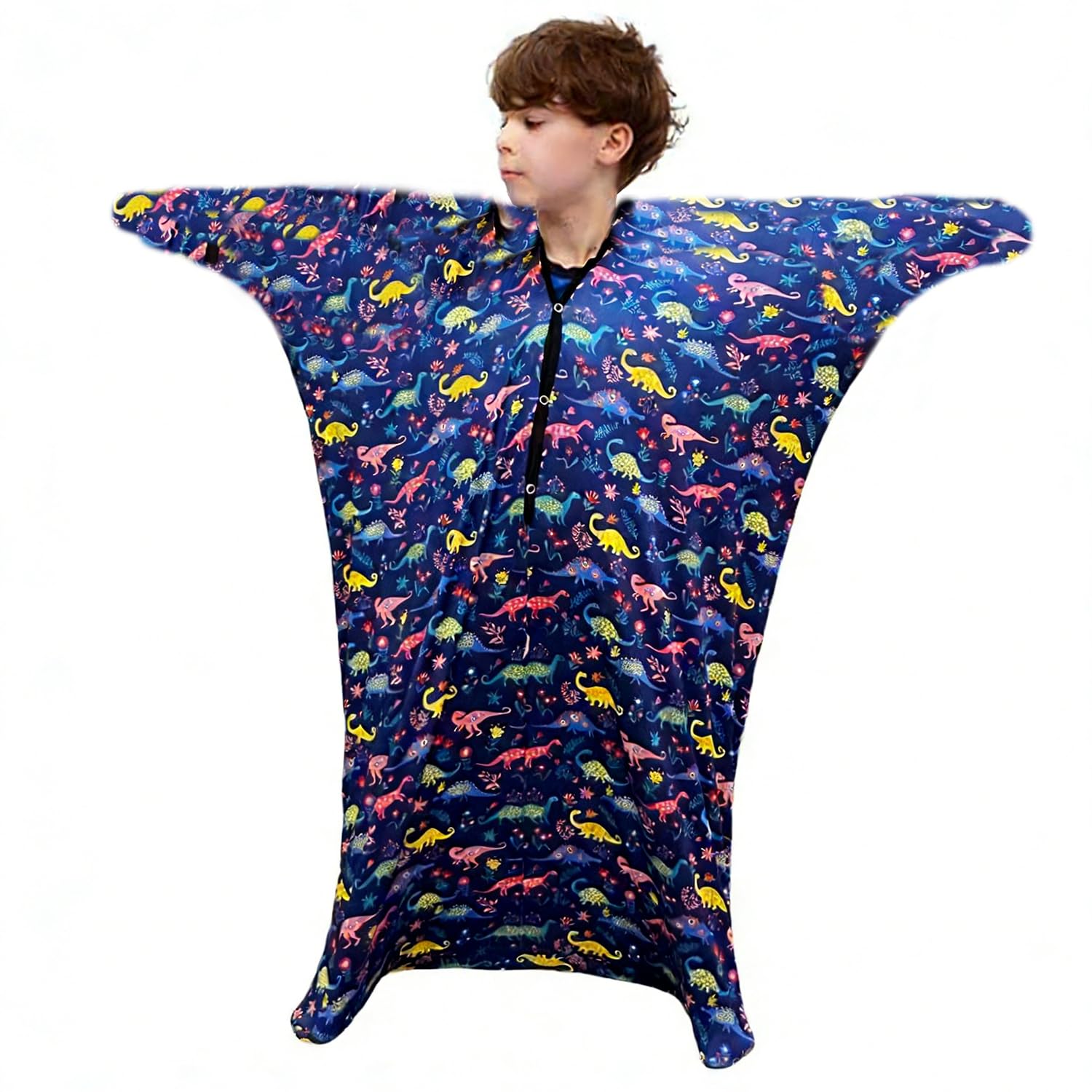 Szsmart Boys Dinosaur Sensory Body Sock For Kids, Full-Body Wrap Stretchy Body Sox To Relieve Stress For Children With Autism, Anxiet (Uk, Numeric, 116, 140, Regular, )