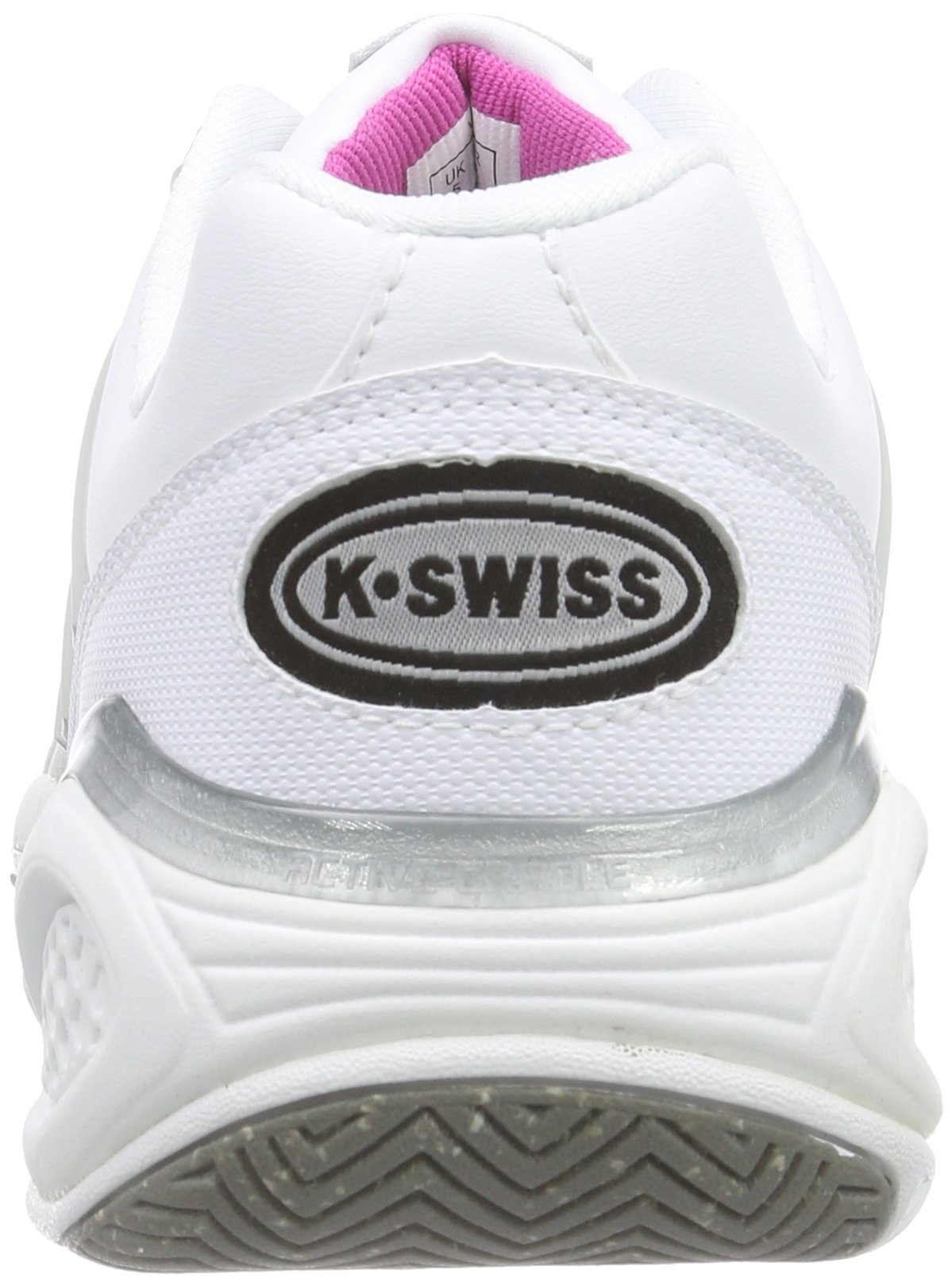 K-Swiss KS Tfw Defier DS-Wht/Ltgry/Rspbrryrse, Zapatillas de Tenis Mujer