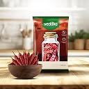 Amazon Brand - Vedaka Red Chilli (Lal Mirch) Whole | 200g | Perfect for Curry & Spice Blends | No artificial colours and Preservatives gallery image