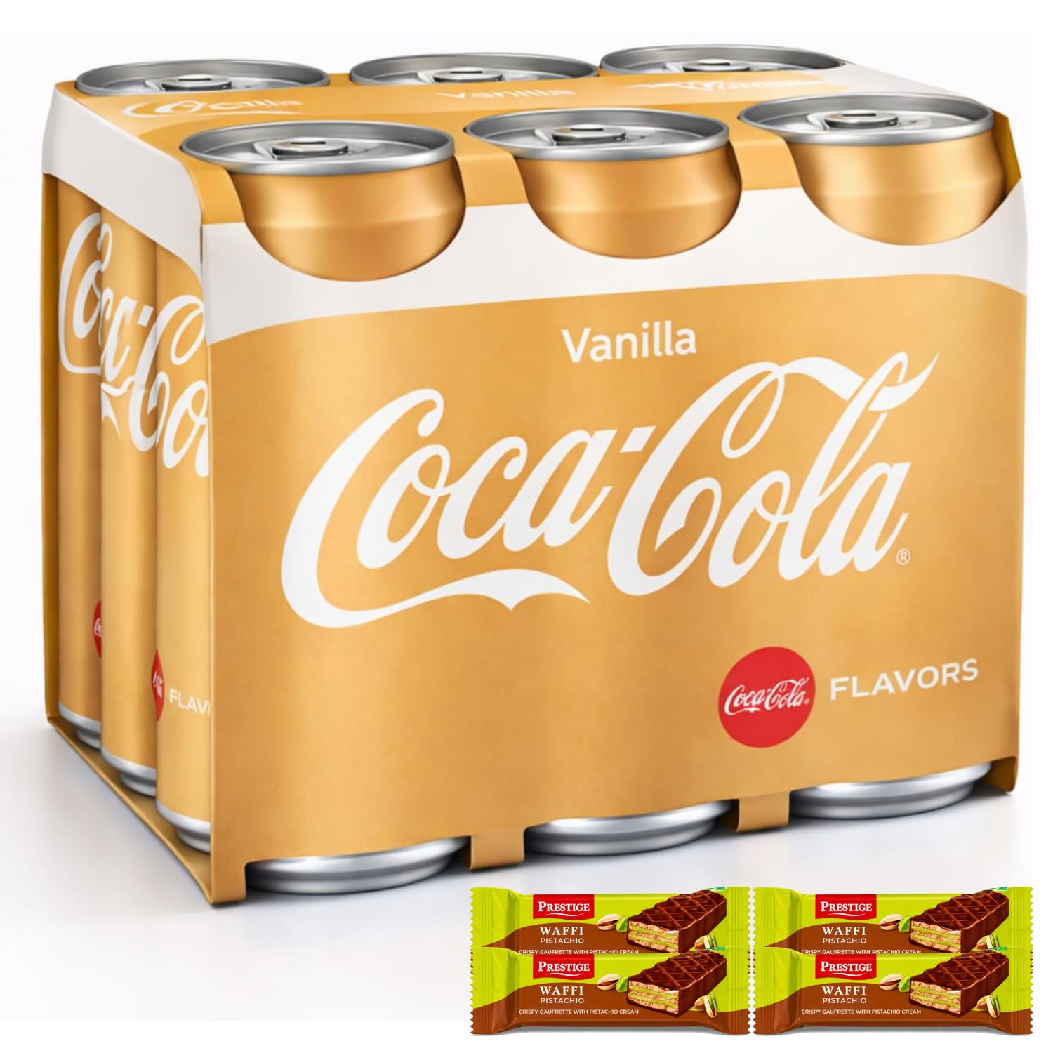 COCA-COLA – Vanilla Soft Drink Can, (Pack of 6) – 330ml Each Cans, Smooth Flavored Cola Beverage | Refreshing Carbonated Soda | Classic Coca-Cola Taste & Vanilla Twist | Ready to Drink Chilled Soda Can | Perfect Party & Refreshment Drink – (Imported-USA)-image-38
