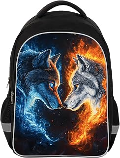 HiMagics Ages 6-18 Years Old Kids Backpack For School Boys and Girls