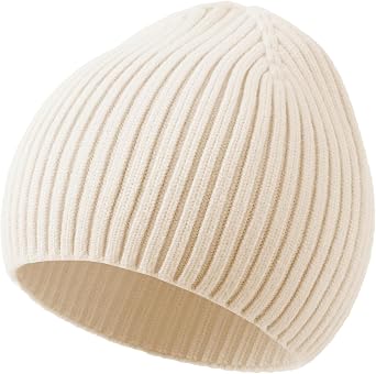 ROYBENS Wool Beanie for Men Women, Seamless Knit Warm Winter Hat Skull Caps