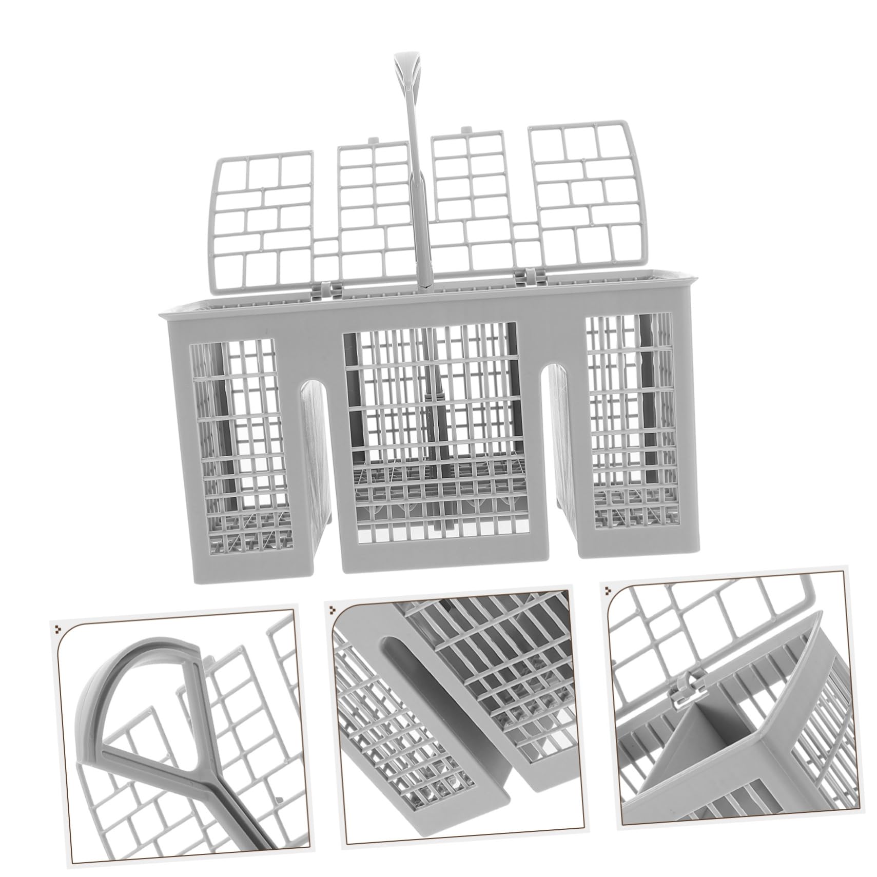 jojofuny 5piezas Cesta Organizadora De Cubiertos Para Lavavajillas y Duradera Compatible y Para Utensilios y Pequeños Artículos De Cocina