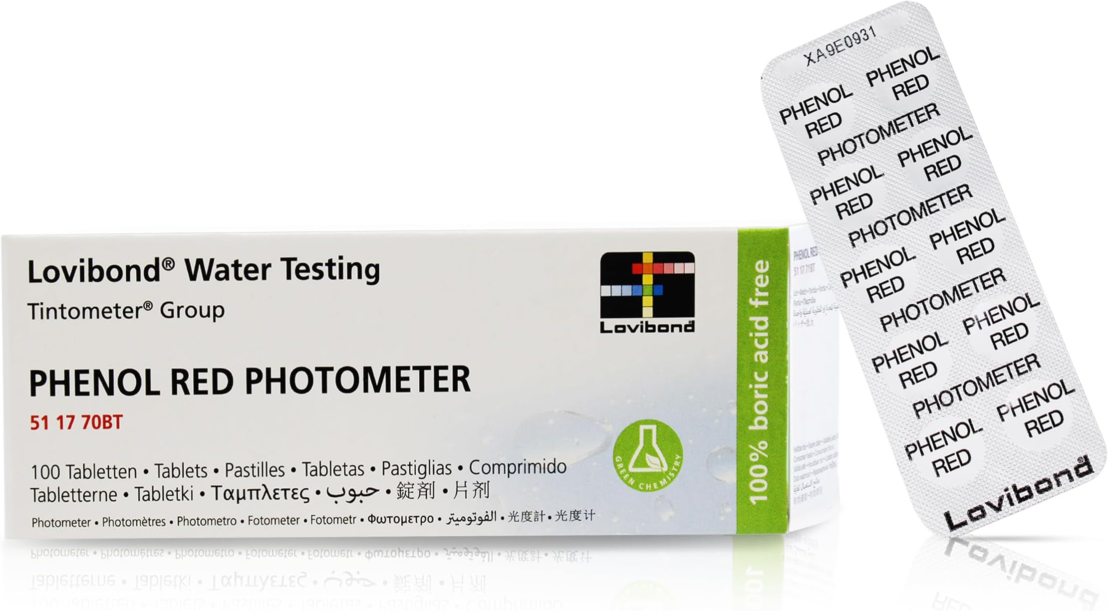 Lovibond Phenol Red Photometer pH Tablets