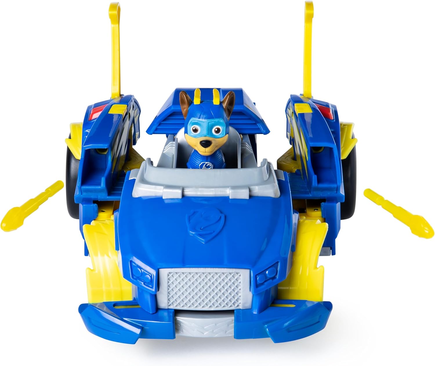 Paw Patrol, Mighty Pups Super Paws Chase’s Powered Up Cruiser Transforming Vehicle