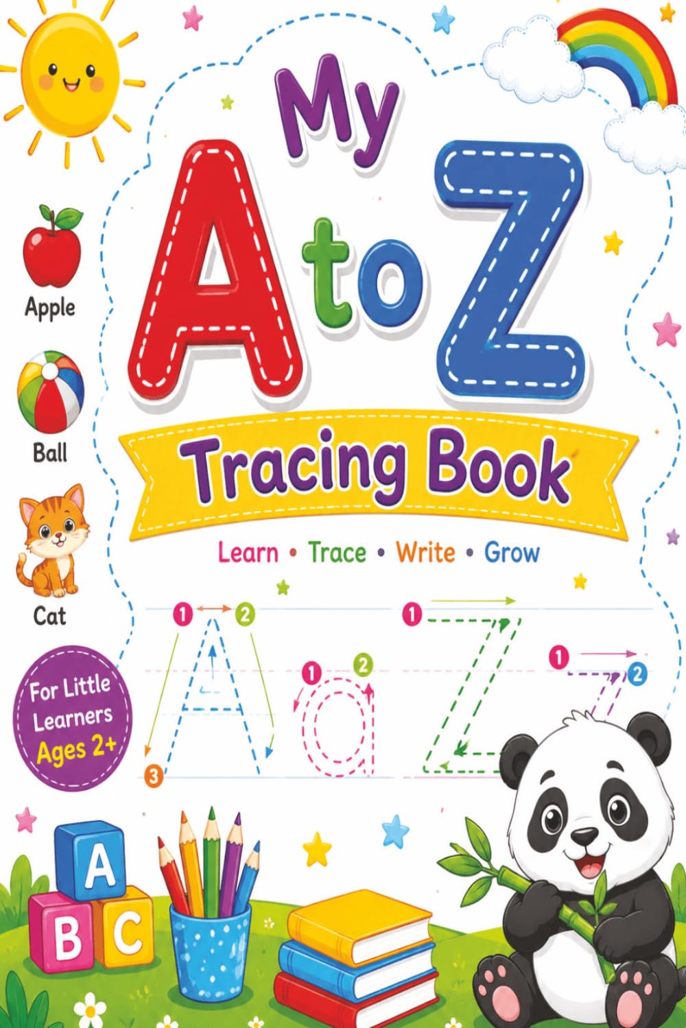 My First A to Z Letter Tracing Book: Learn how to Draw alphabets