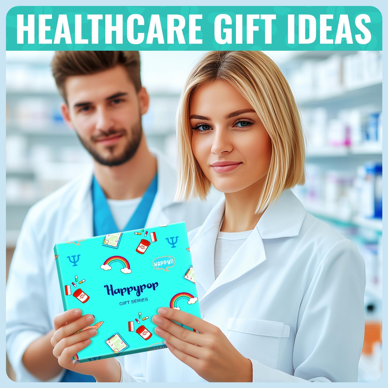 HAPPYPOP Nurse Gifts for Men Women - Nacho Average Doctor CNA EMT RN VET TECH Dentists Socks - Image 6