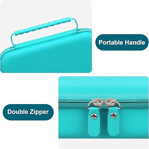 Miniatura 6 de Canboc Estuche de transporte de viaje para inhalador de asma, espaciador de mano para adultos y niños, máscaras, estuche rígido para inhaladores con