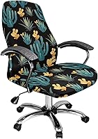 Vista 40 de Funda para silla de oficina de mármol morado, lavable, funda para silla de escritorio, fundas para silla de computadora para silla giratoria, silla