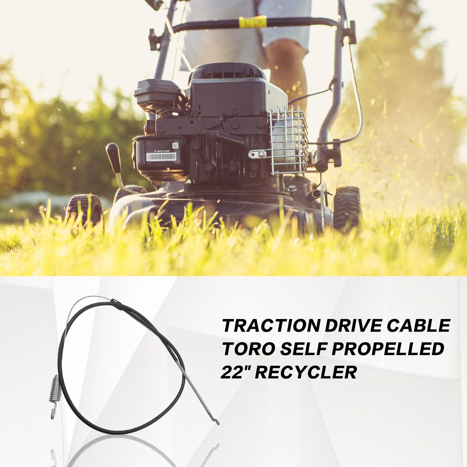 Self-propelled Lawn Mowers Traction Control Cable For Toro