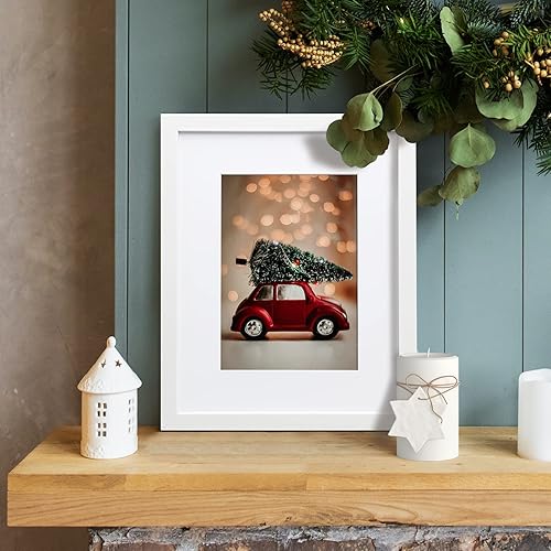 Vista 63 de KINLINK Juego de 6 portarretratos de madera de 6 x 8 pulgadas, marco de fotos de madera mate de 4 x 6 con plexiglás para 4 x 6 con paspartú o 6 x 8