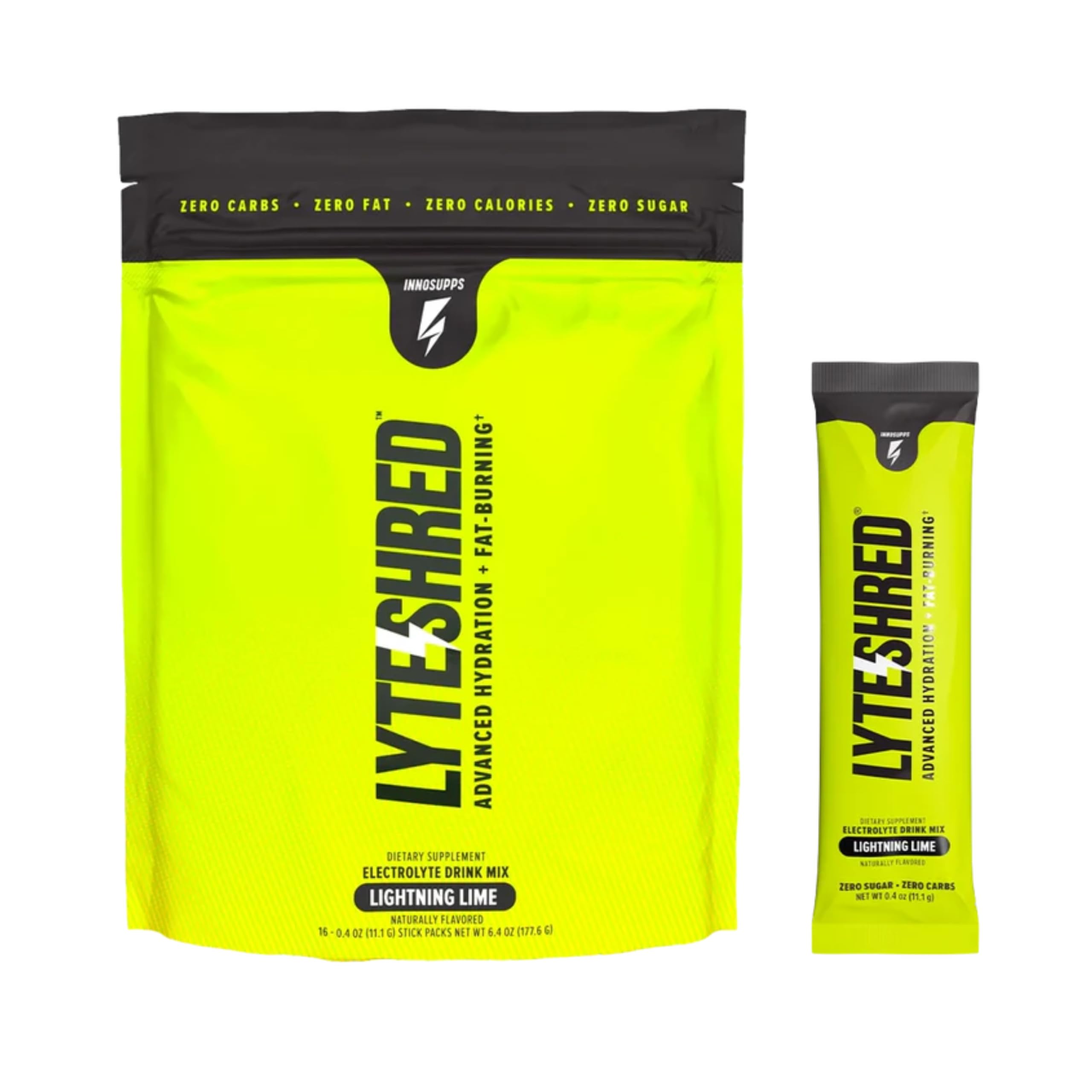Amazon.com: Inno Lyte Shred Electrolyte Powder, Lightning Lime, 16