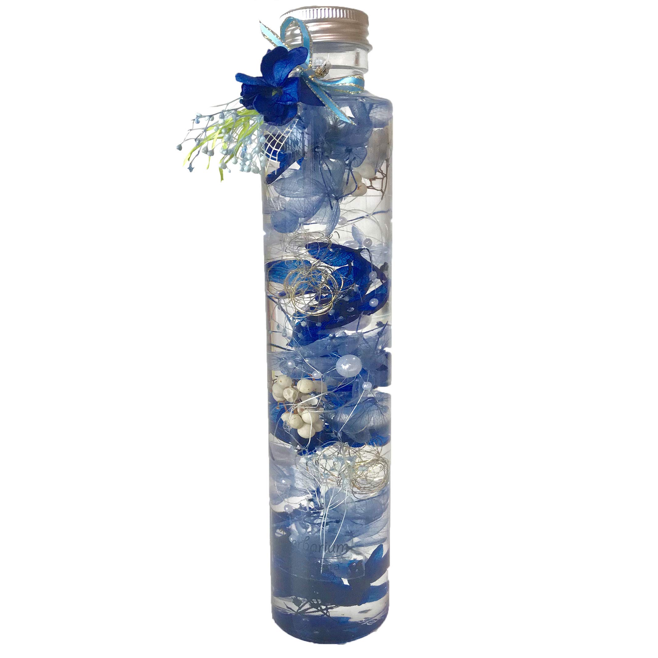 ミニチュアハーバリウムBar ブルー(ショート) ミニチュアハーバリウムBar ブルー(ショート)